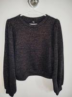 Pullover mit Glitzergarn + Ballonärmeln Größe S Thüringen - Tanna Vorschau