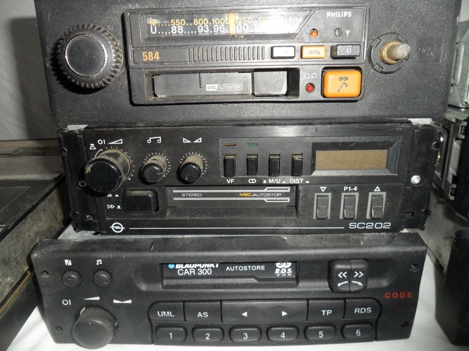 6 x Autoradio Oldtimer-Youngtimer-Radio-Kassettenrekorder in Bobingen