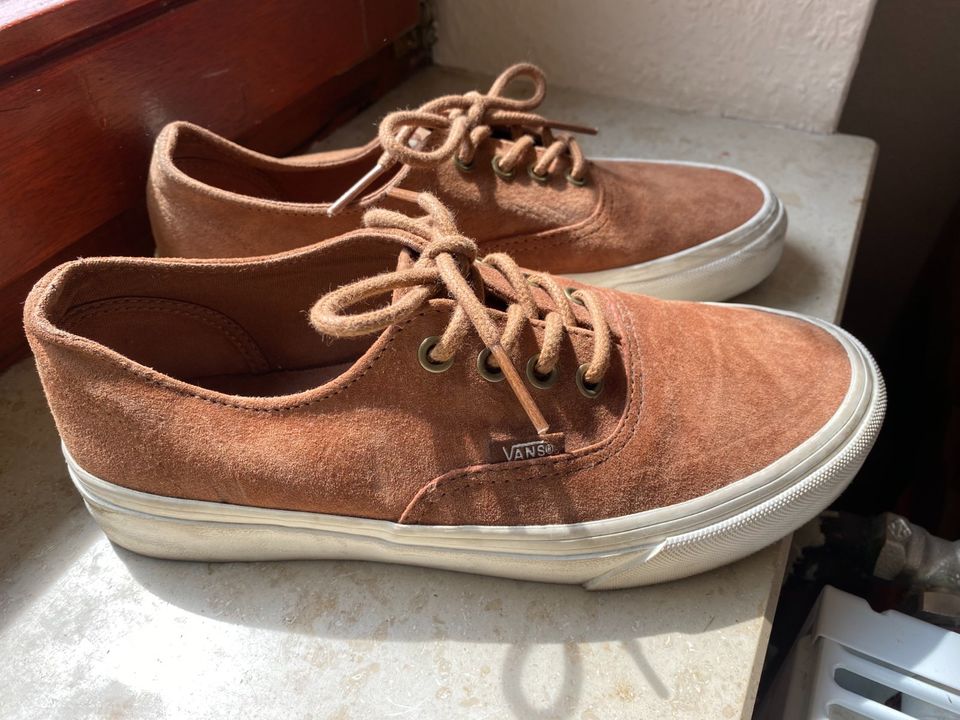 Vans Scotchgard Sneaker Leder Wildleder braun 38 sehr selten! in Hoya