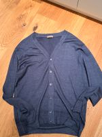 Strickjacke wolle Edelmarke Cruciani wie neu gr. 52 blau Hessen - Nidderau Vorschau