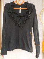 Rüschen Kragen Fein Strick Pullover von Oui Moments 38/40 schwarz Bayern - Baiersdorf Vorschau