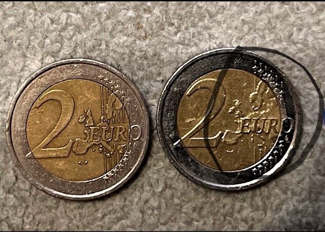 Belgien 2€ Gedenkmünze in Ober-Olm