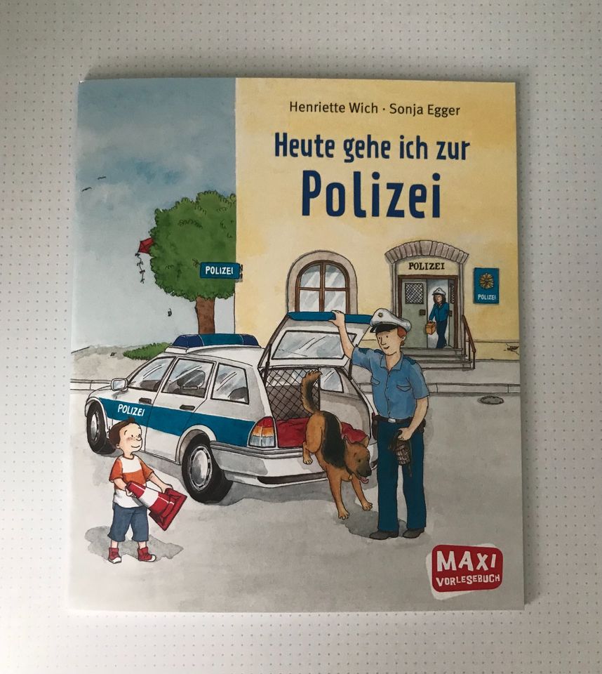 "Heute gehe ich zur Polizei" MAXI Vorlesebuch Bilderbuch in Königsbrunn