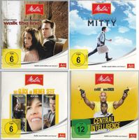 4 Filme auf DVD u.a. Walk the line, Central Intelligence, Mitty. Essen - Steele Vorschau