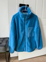 Pull&Bear Übergangsjacke Damen blau Plüsch Teddy Gr.S 36/38 Niedersachsen - Bramsche Vorschau