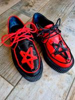 Killstar 36 Creepers Hexellent Pentagramm Schuhe neuwertig Bayern - Rednitzhembach Vorschau