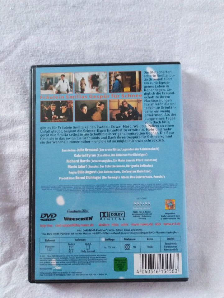 DVD - FRÄULEIN SMILLAS GESPÜR FÜR SCHNEE - Krimi & Thriller in Trogen