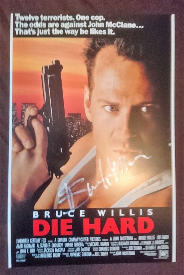 Original Bruce Willis ( Die Hard / Stirb langsam ) Autogramm in Coburg