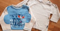 ✔ H&M OVIESSE Shirt Pullover beige blau Ringel 80 Bayern - Geldersheim Vorschau