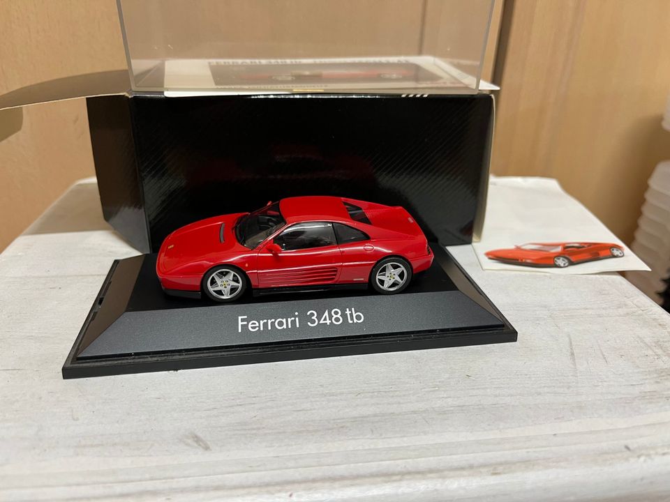 Sammlung Herpa Ferrari 348 tb rot 1:43 in Paderborn