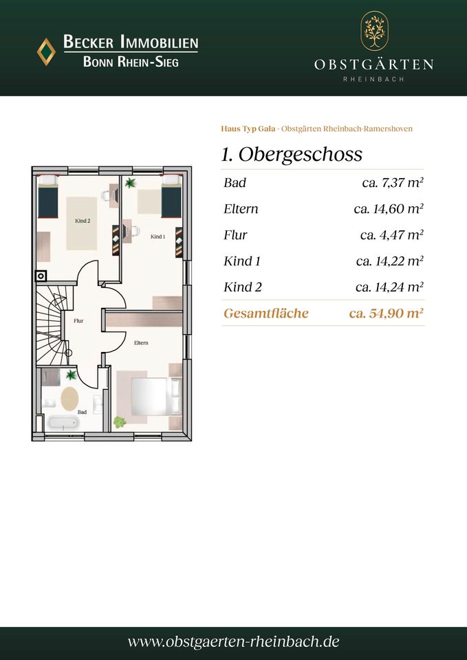 "OBSTGÄRTEN-RHEINBACH" 12 neue Einfamilienhäuser in bevorzugter Lage von Ramershoven, provisionsfrei in Rheinbach