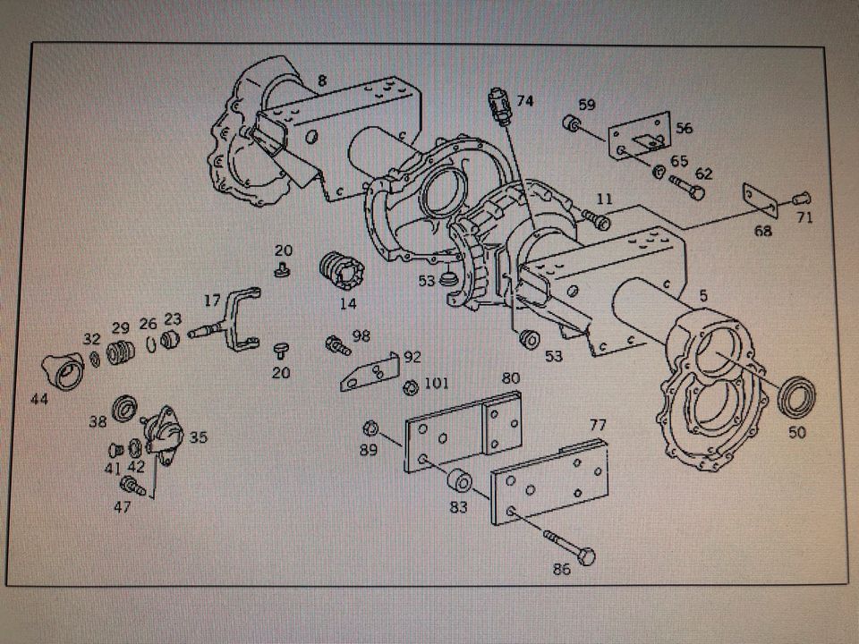 MB Trac 800 - 1100 Wellendichtring Simmerring Achsrohr 0139970347 in Heimsheim