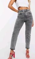 ASOS DESIGN Farleigh schmale Mom-Jeans hoher Bund fast NEU Bayern - Augsburg Vorschau