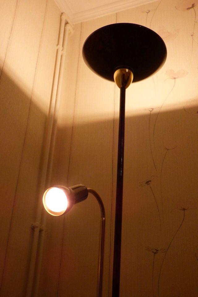 Lampe Stehlampe Leselampe Deckenfluter Licht Leuchte in Barth
