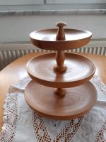 Etagere und Holzschale handgedrechselt, vintage Deko Sachsen - Chemnitz Vorschau