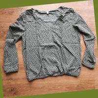 EDC Esprit Damen Bluse Langarm Größe L Khaki Grün Viskose Print Niedersachsen - Bad Pyrmont Vorschau