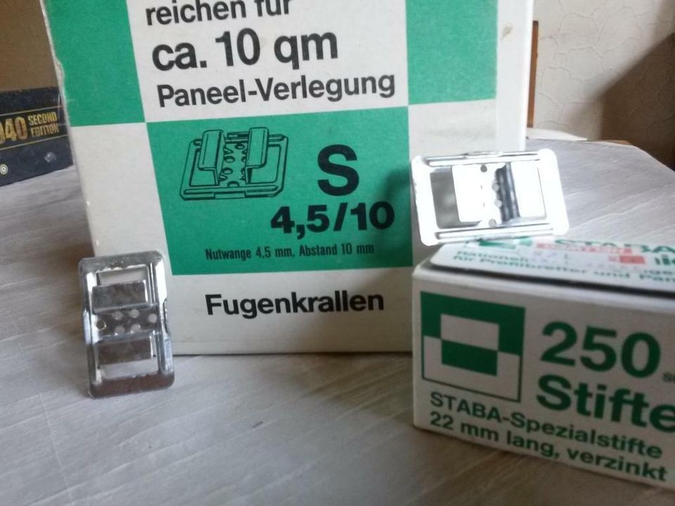 Fugenkrallen S 4,5/10 STABA-Kralle für Holz Paneel Verlegung REST in Balve