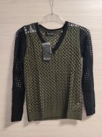 Damen Pullover Ajour von Laura Scott in Khaki/Schwarz und 40/42 Bayern - Arnstein Vorschau