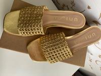 Unisa gold 40 Pantolette Koly lmt Sandale mit Absatz Berlin - Pankow Vorschau