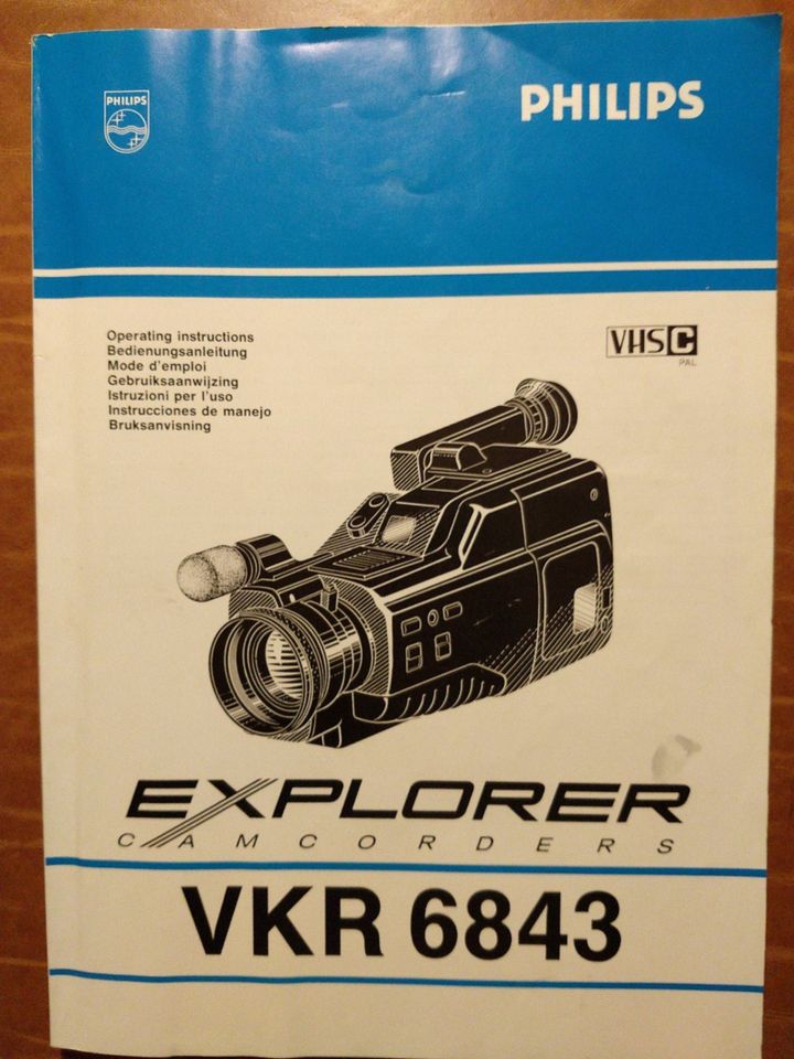 Video-Kamera Philips Explorer VKR 6843 in Rosengarten