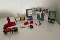 Playmobil, Motorrad Werkstatt, Hebebühne etc. Hessen - Limburg Vorschau