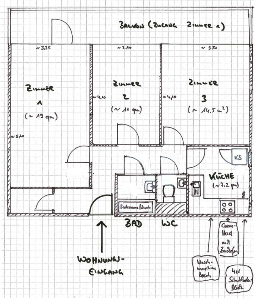 3 Zimmer-WG in Freiburg/ Umkirch in Freiburg im Breisgau