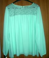 Bexleys Tunika Spitze Rosenoptik mintgrün Shirt Bluse Gr 48 *NEU* Thüringen - Apolda Vorschau