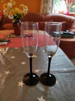 2x Freixenet Cava Sekt Glas Prosecco Sektglas Schwarzer Stiel Sti Brandenburg - Frankfurt (Oder) Vorschau