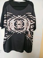 schönes schwarzes Samoon T-Shirt/Tunika mit Print und Strass (50 Köln - Nippes Vorschau