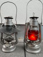 Petroleum Lampe BAT weiß und rot zwei Stück zusammen Dresden - Wilsdruffer Vorstadt/Seevorstadt-West Vorschau