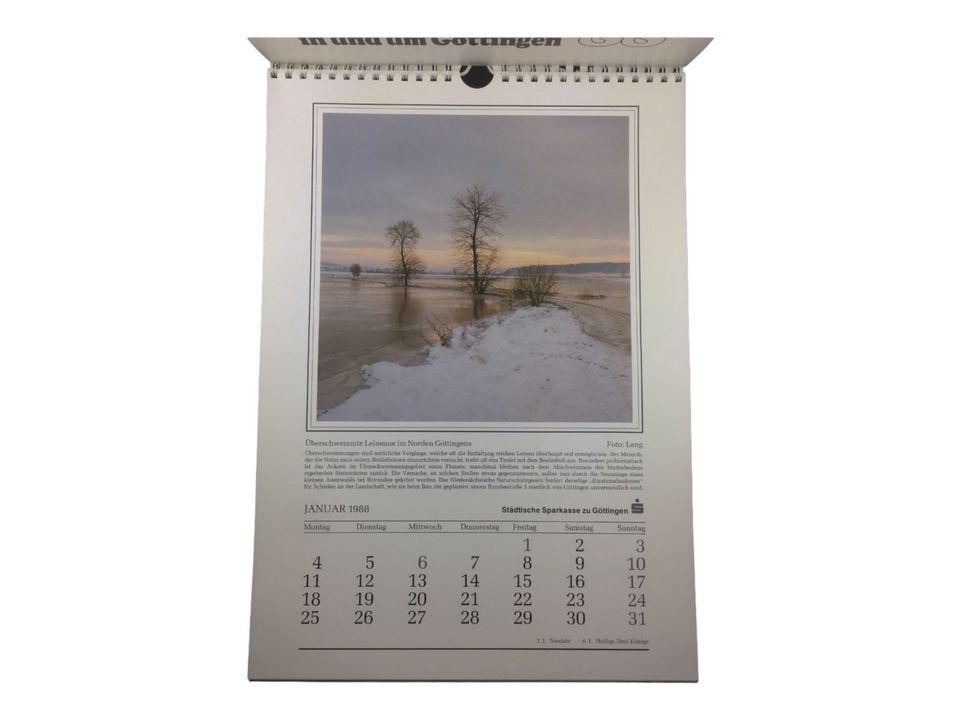 Kalender Natur in und um Göttingen 88 Hans-Jürgen Lang Sparkasse in Göttingen