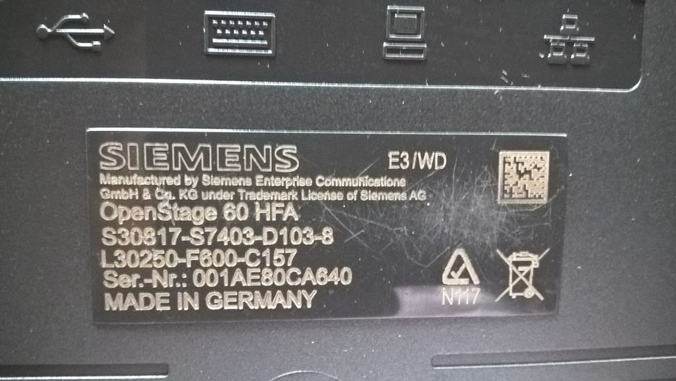 Siemens Telefon Open Stage 60 HFA in Hennef (Sieg)