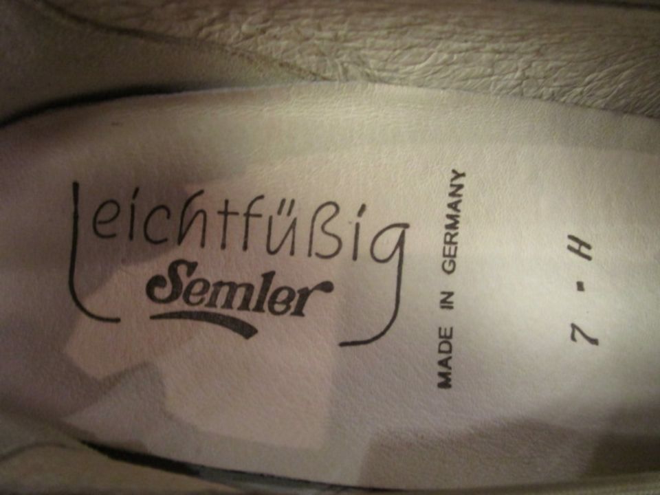 Semler, super schöne bequeme Leder Schuhe, Gr. 7 W H, neu in Köln