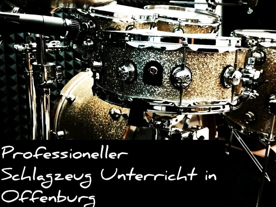 Professioneller Schlagzeug Unterricht in Offenburg in Offenburg
