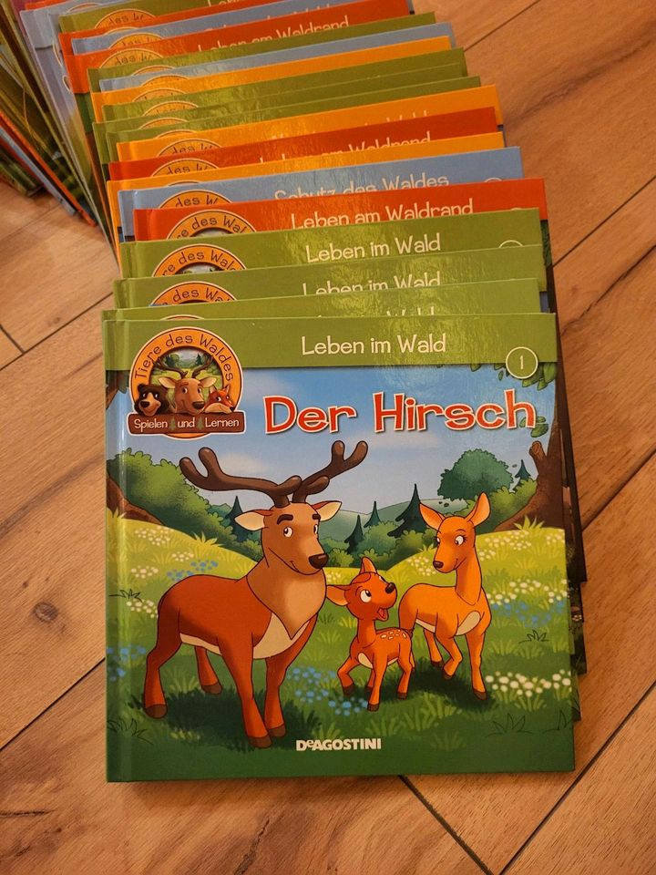 DeAgostini Tiere des Waldes Set Bücher 43 Stück in Schleusingen