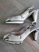 Peeptoe High Heel Damen SchlangenprintGr. 41 bzw. 7,5 Hessen - Dreieich Vorschau