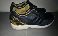 Original Adidas ZX Flux Sneaker blau-gold Gr 40 40⅔ #rar #selten Bayern - Burglengenfeld Vorschau