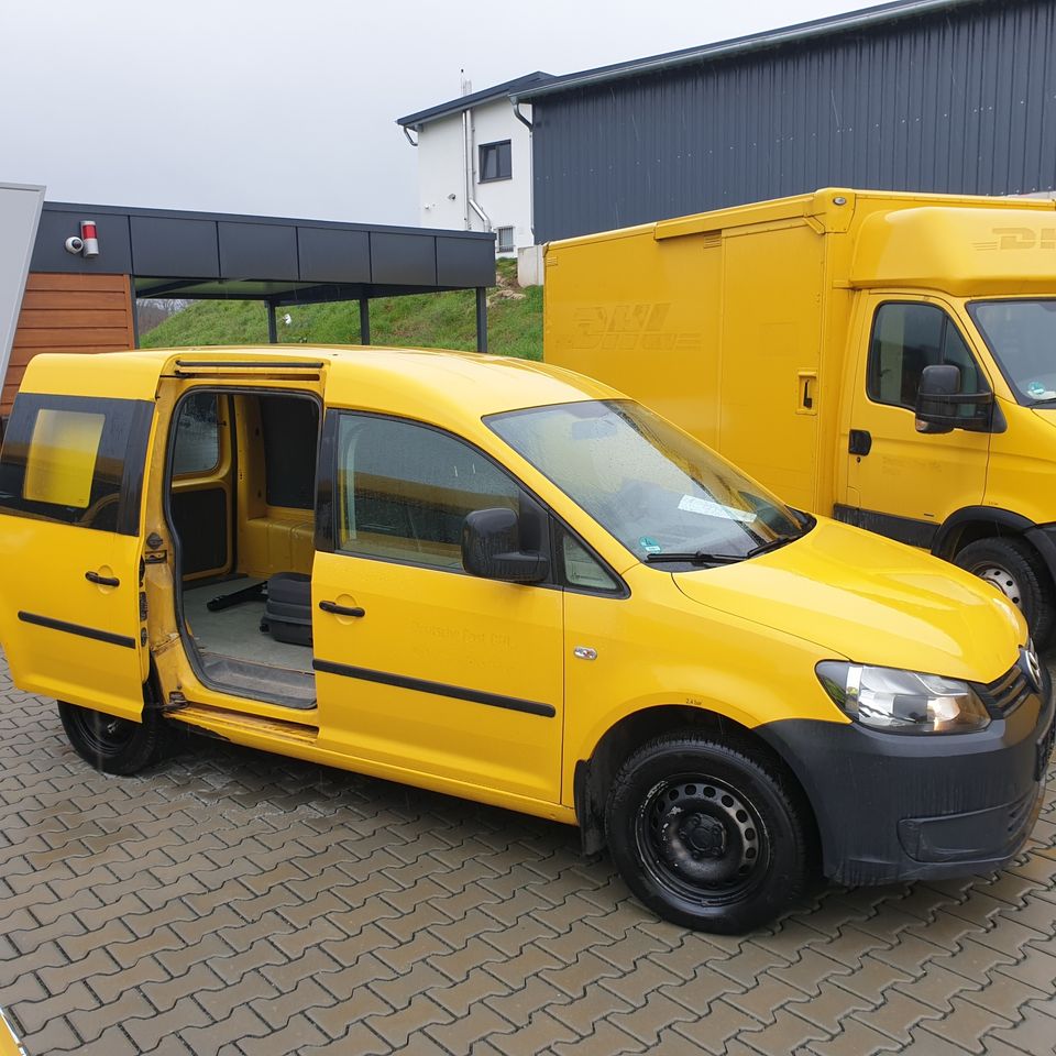 ❌❌❌❤️ VW Caddy TDI mit 6-Gang Schaltgetriebe Post LKW Camper gelb 2,0 1,9 in Garrel