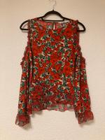 Langarmige Bluse Blumen Muster von Zara L mit Rüschen Baden-Württemberg - Albstadt Vorschau
