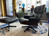 Vitra Lounge Chair mit Ottoman XL Palisander Leder Prem. schwarz Baden-Württemberg - Pforzheim Vorschau