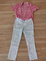JEANS WEIẞ GLITZER PERLEN BLUSE PINK 38 HEINE ESPRIT - WIE NEU!!! Mecklenburg-Vorpommern - Wismar Vorschau