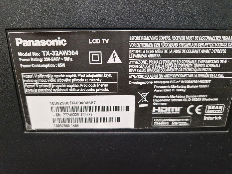 Fernseher Panasonic LCD TV in Östringen