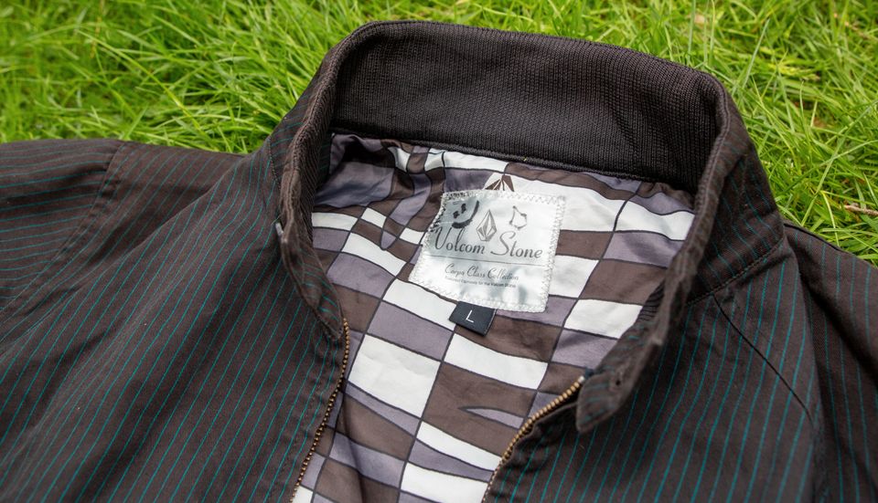 Volcom Oxford Stripe Jacket Größe L VINTAGE in Dresden