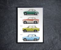 Poster Trabant Generationen 60x40cm NEU Sachsen - Grüna (Sachsen) Vorschau