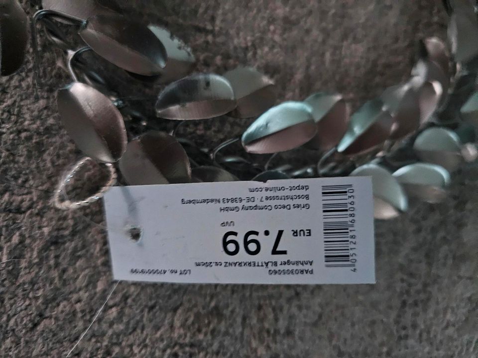 Weihnachten DEPOT Metall Lorbeerkränze klein oder groß in Niedersachsen