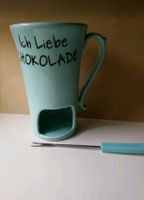 fondue Tasse schoko brunnen teelicht kerze blau Küche liebe essen Baden-Württemberg - Mannheim Vorschau