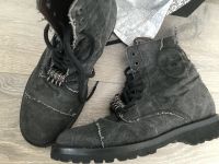 PHILIPP PLEIN COMBAT BOOTS WINTER BOOTS DENIM JEANS 41 Düsseldorf - Bilk Vorschau