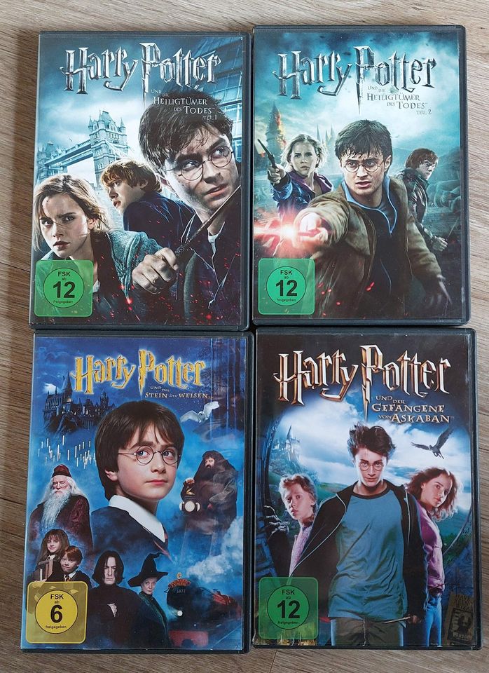 Harry Potter 4 DVDs in Mönchengladbach