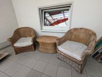 Charmante Rattanmöbel (2Sessel, Tisch & Sofa) Nordrhein-Westfalen - Sassenberg Vorschau