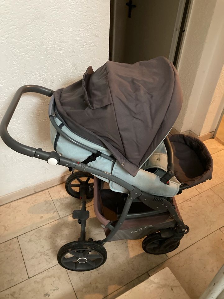 Kombi Kinderwagen Riko Basic 2 in 1 blau Kinder wagen in Ahaus